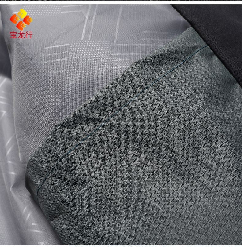 Jaqueta de Trabalho Leve com Capuz, Corta-Vento Refletivo Impermeável Resistente à Abrasão para Exterior