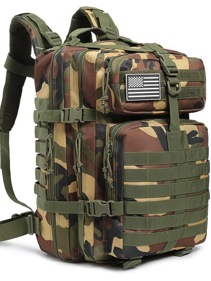 Mochila Tática Elite 50L/30L | Mochila de Trabalho e Militar 3X Mais Forte | Resistente e de Alta Durabilidade | Mochila de Sobrevivência MOLLE de 3 Dias