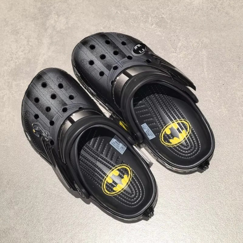 Beast Kingdom Batman Movie Cartoon Slippers Wearable Non-Slip Light Summer Slip-On Shoes for Men And Women Holiday Gift for Fans