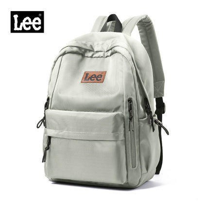 Mochila Leve LEE para Notebook 16 Polegadas Feminina Masculina Oxford, Bolsa Escolar de Ensino Médio de Grande Capacidade, Mochila de Estudante Universitário Adolescente