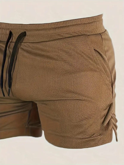 2024 Latest, Fast Drying Breathable Muscle Running Shorts, Marathon Seven Legs, Fitness Beach Pants, Tight Mesh Fabric, Hip Hop