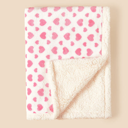 Winter Baby Blanket Fleece Warm Quilt for Newborn Bedding Baby Swaddle Wrap Flannel Lamb Soft Baby Stroller Blanket Manta Bebe