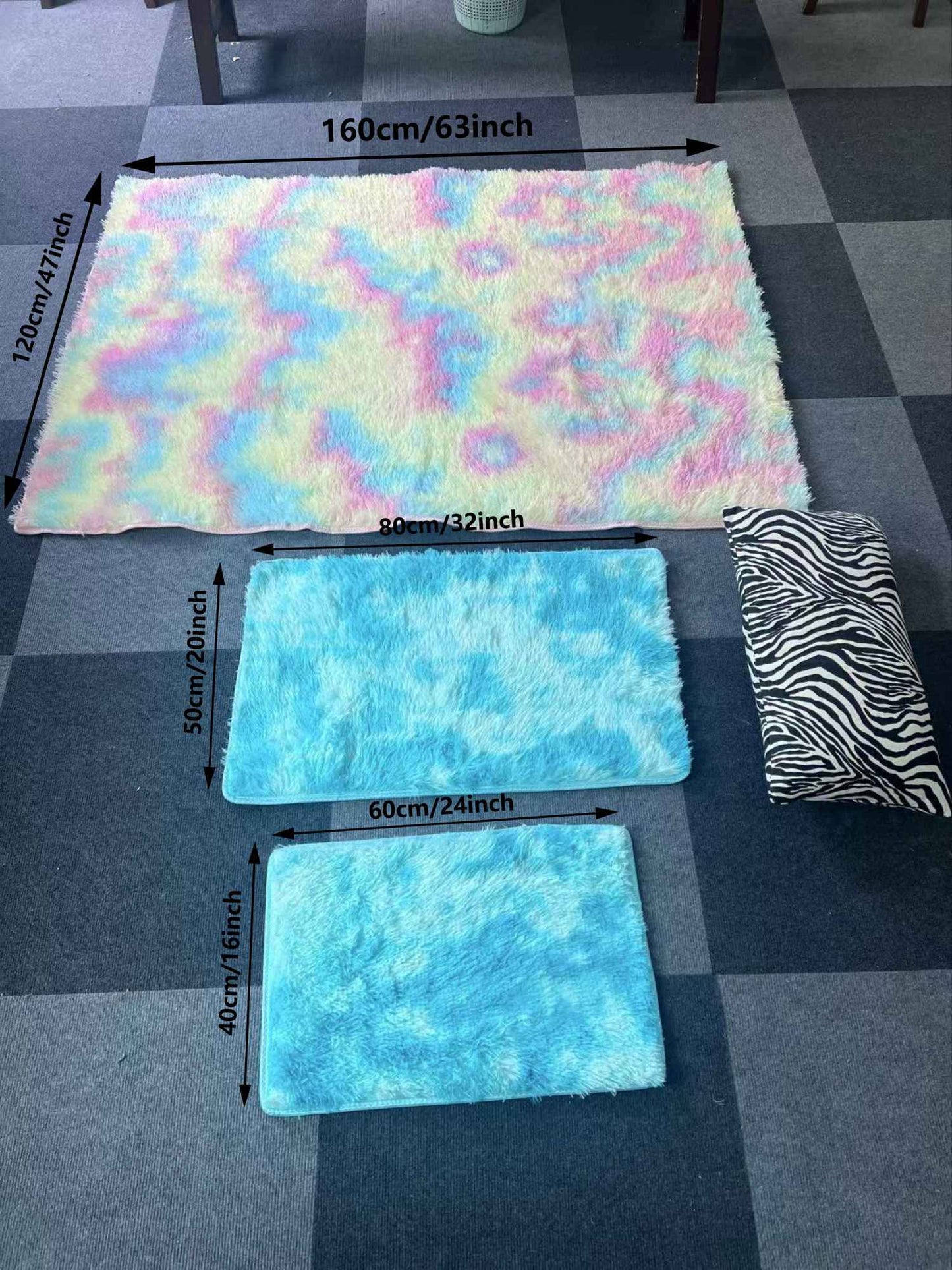 VIKAMA Silk Wool Rugs Women's Room Rug Floor Mats Room Carpet Bedroom Foot Bed Sleeping Room Rugs Mats In The Bedroom