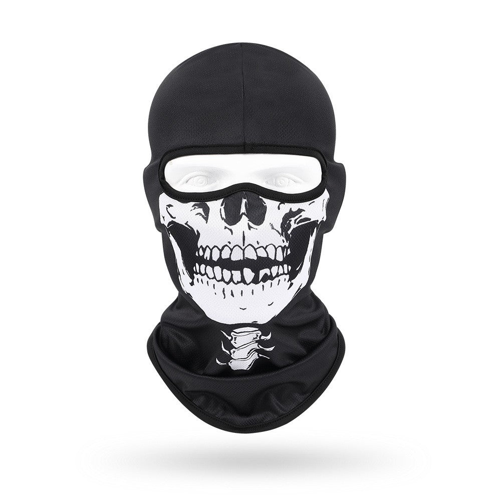 Quick-Dry Skull Face Mask - Breathable Sun Protection for Cycling & Outdoor Sports
