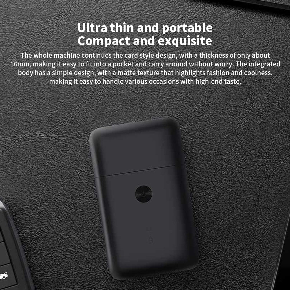 Xiaomi Mijia Electric Shaver Reciprocating Dual Cutter Blade Waterproof Mini Portable Rechargeable Magnetic Knife Holder Razor