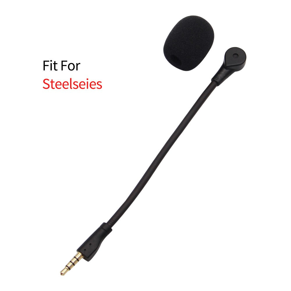 Microfone de substituição de 3,5 mm para fones de ouvido Logitech G Pro X, microfone de fone de ouvido para jogos E-Sports para fones de ouvido Steelseies