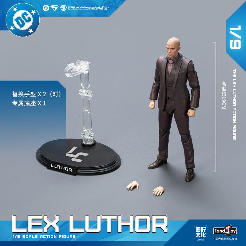 2025 Boneco de Ação Original Fondjoy David Corenswet Superman 1/9 Novo Boneco Superman Articulado em PVC Brinquedo Infantil Presente para Menino