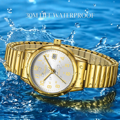 SUNKTA Women's Quartz Wristwatches Top Brand Luxury Bracelet Watch Gift For Women Fashion Simple Sport Waterproof Ladies Watch