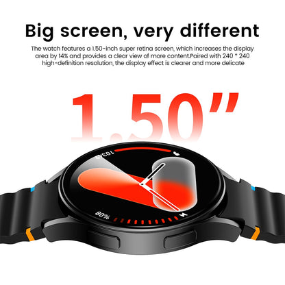 2025 New Men's Health Smart Watch GPS Blood Oxygen Blood Pressure Heart Rate Monitoring Bluetooth Call Women's Sports Smartwatch