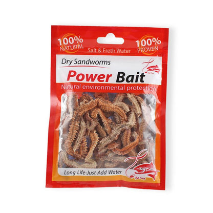 1 Saco De Lagartas Secas Isca De Pesca Ecológica Portátil Comida Sedutora Para Animais Aquáticos Uso Como Atração 10g