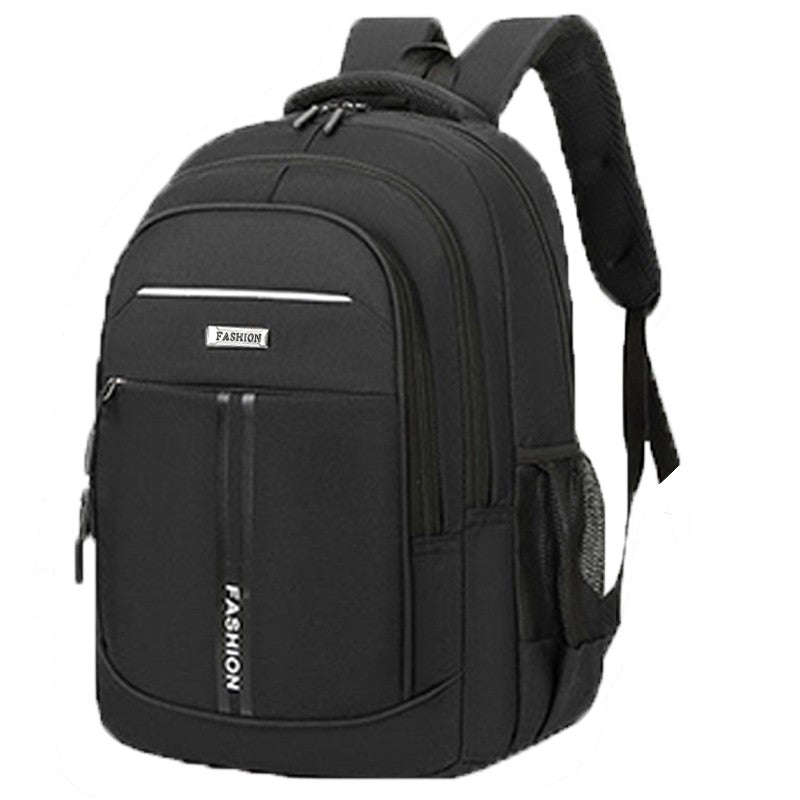 Neutral style backpack for men and women, with multi-layer zippers, suitable for students' school bags and travel bags.
