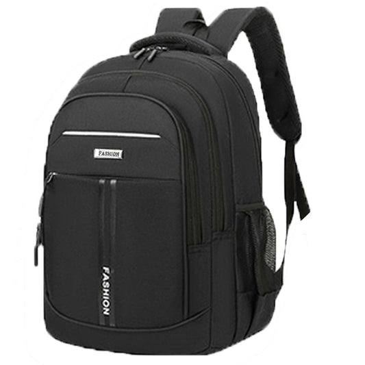 Neutral style backpack for men and women, with multi-layer zippers, suitable for students' school bags and travel bags.