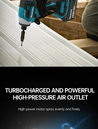 2025 Makita DTD173 bule 18v Brushless Lithium-ion Impact Driver Power Tool Ferramenta Multifuncional, Broca, Ferramenta Elétrica