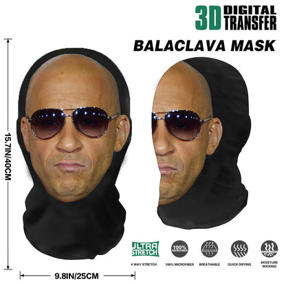 3D Printed Elastic Mesh Full Face Visual Mask Hood Simulation Kanye Kobe Headwear Mascaras Halloween Party Supply Cosplay Props