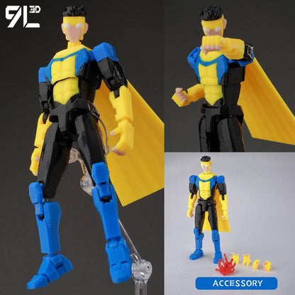 9L3D Superman Menino Invencível Batman Boneco Articulado LUCKY13 Multiarticulado Poseable T13 Titan13 Herói Modelo Dummy13 Brinquedos Colecionáveis