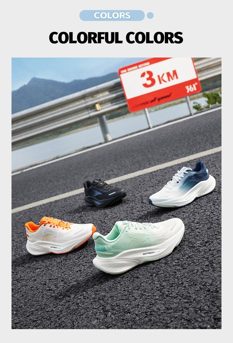 361 Degrees HALF TIME RUN 2 Men Running Shoe Soft Breathable Rebound Lightweight Shock-absorber Versatile Male Sneaker 672522201