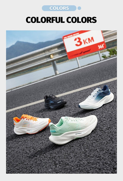 361 Degrees HALF TIME RUN 2 Men Running Shoe Soft Breathable Rebound Lightweight Shock-absorber Versatile Male Sneaker 672522201