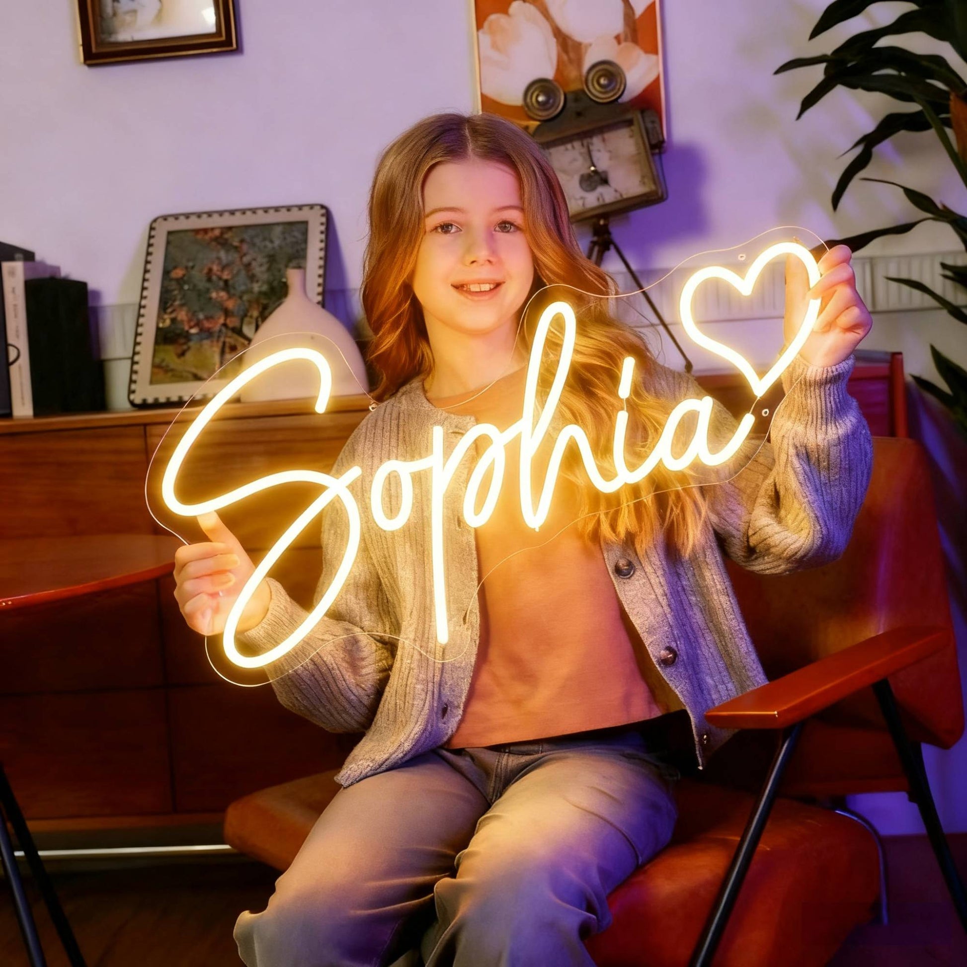 Custom Neon Sign Personalized Name Neon Sign LED Night Light Birthday Wedding Signs Room Bedroom Decoration Wall LED Neon Lamp