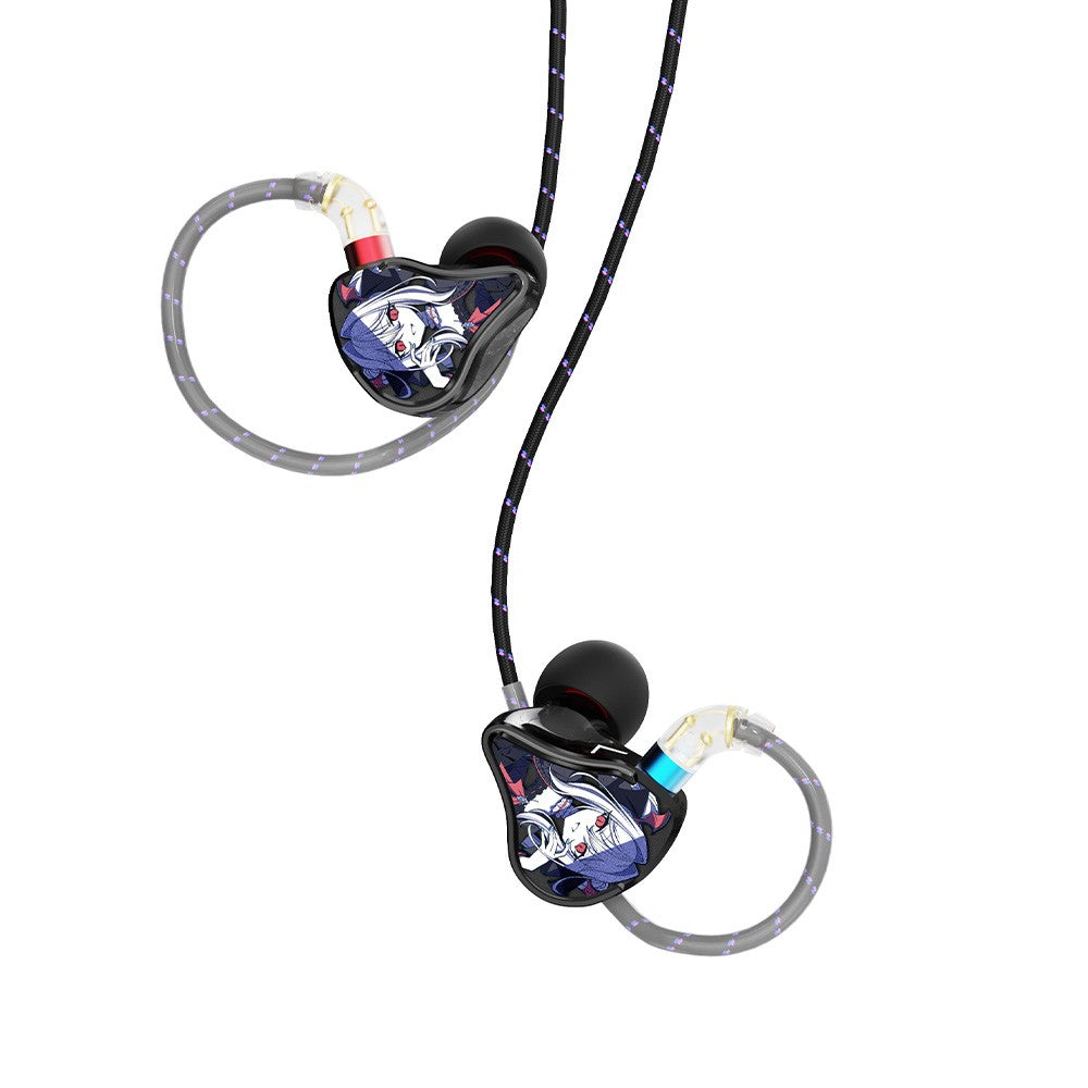 Fone de Ouvido Intra-auricular CVJ Vivian com Driver Dinâmico de 10mm adequado para Música e Jogos Cabo Removível de 0,78mm Qualidade de Som HiFi