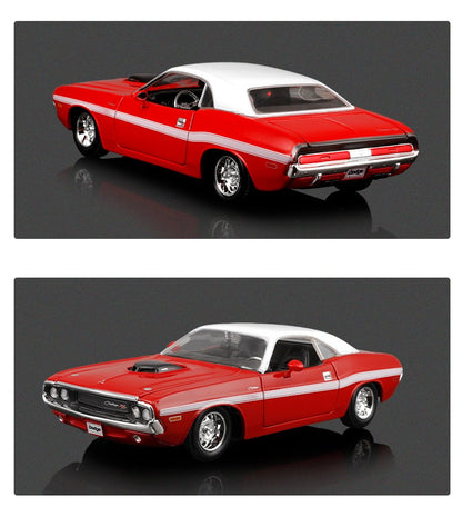 Maisto 1:24 Dodge Challenger R/T Coupé 1970 Carro de Liga Fundido e Veículos de Brinquedo Modelo de Carro em Miniatura para Crianças