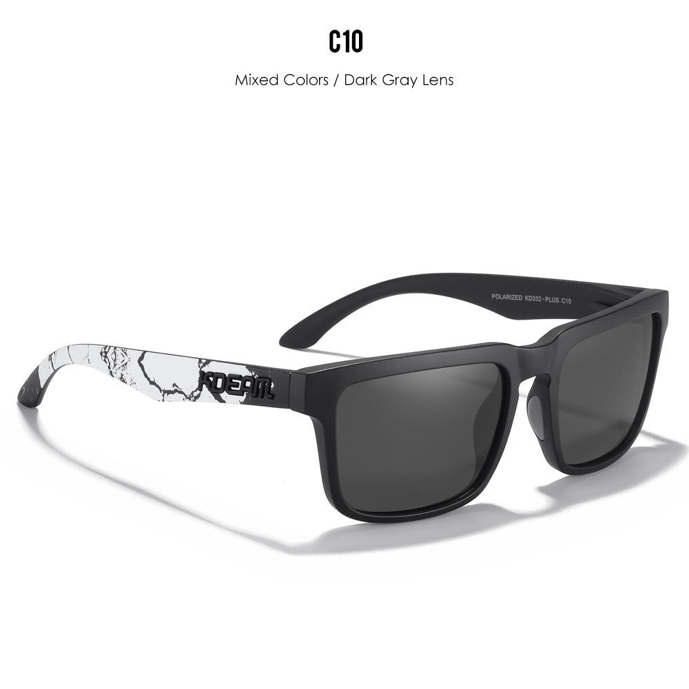 KDEAM Large Size Square Men's Sunglasses Polarized Photochromic Oversized Sun Glasses Fashion Women Shades Upgraded Edition