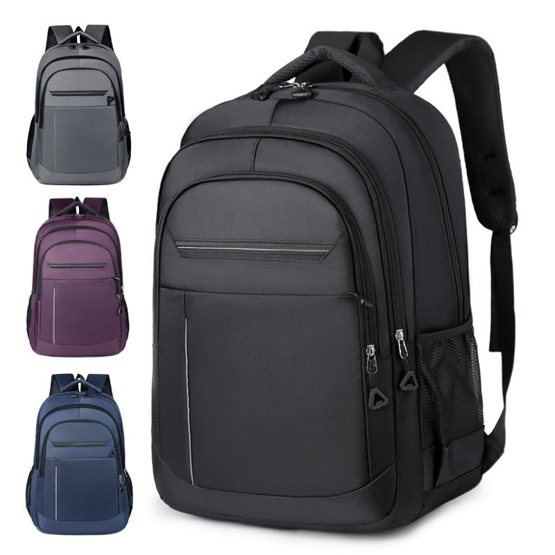 Durable Backpack | Universal Leisure Backpack | Multi-Pocket Travel Bag, Suitable for Business Travel, Short Trips - Black