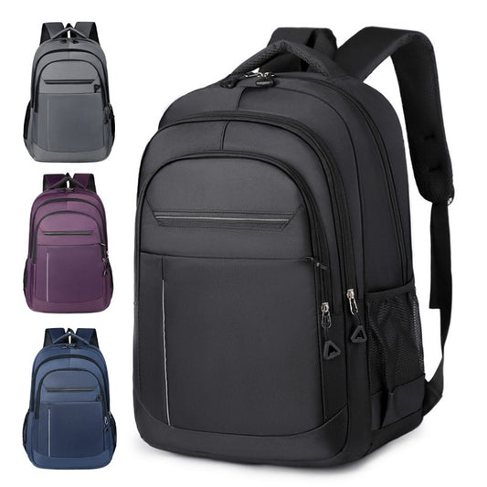Durable Backpack | Universal Leisure Backpack | Multi-Pocket Travel Bag, Suitable for Business Travel, Short Trips - Black