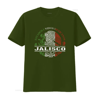 Jalisco Mexico T Shirt Travel vintage Washed Breathable fashion Stylish Comfortable designer clothes Slightly Versatile Soft