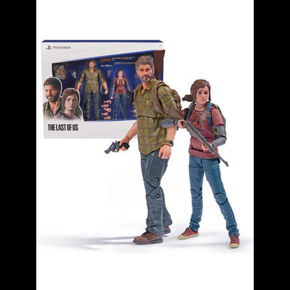 ?Pronta Entrega?PlayStation The Last of Us Joel e Ellie Figuras Brinquedos Spin Master PS5 Action Figure Pacote com 2 Modelo Colecionável