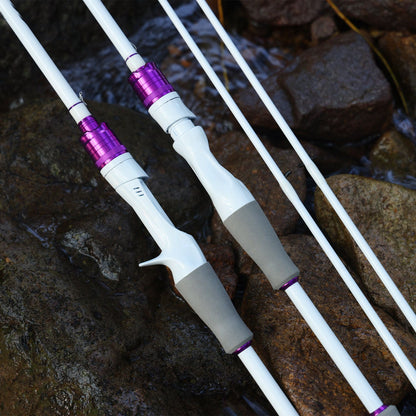 Vara de Pesca Sougayilang Casting/Spinning 2 Seções 1.8m Ultralight Carbono Cabo EVA para Várias Águas