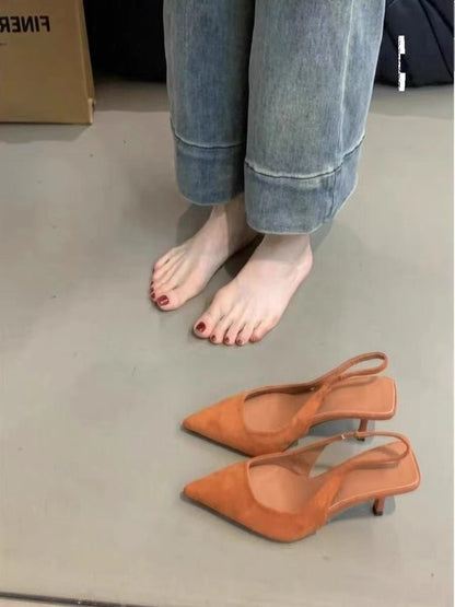 Sandália Feminina de Salto Alto Agulha Bico Fino, Sexy e Elegante, Perfeita para Qualquer Ocasião