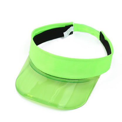 Chapéus de Viseira de Sol para Pais e Filhos, Viseiras de Plástico PVC para Mãe, Filho e Filha, Bonés de Viseira para Esportes ao Ar Livre, Chapéu de Sol para Bicicleta para Mulheres