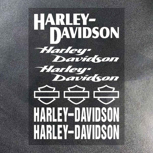 For Harley Davidson Sticker Logo Motorcycle Tank Helmet Bike Vinyl Decal Kit For Electra Glide 1250S PA1250