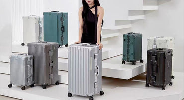 Luxury Suitcase High Quality Upgrade Thicken PC Material Rolling Luggage Aluminum Frame 20/24/26/28/30inch Travel Trolley Bags