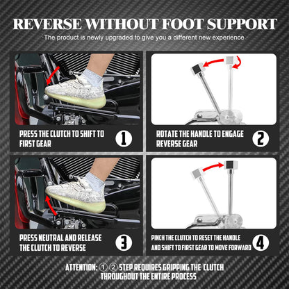 Embreagem de marcha à ré que economiza mão de obra para motocicleta, refit da embreagem de velocidade traseira para Harley Touring Street Glide FLH 08-23 Softail Breakout