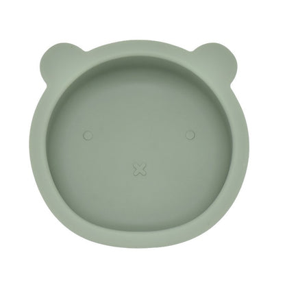 BPA Free Baby Silicone Feeding Bowl Cartoon Dishes For Kids Suction cup Anti-Drop Non-Slip Dinnerware Autonomous eating training