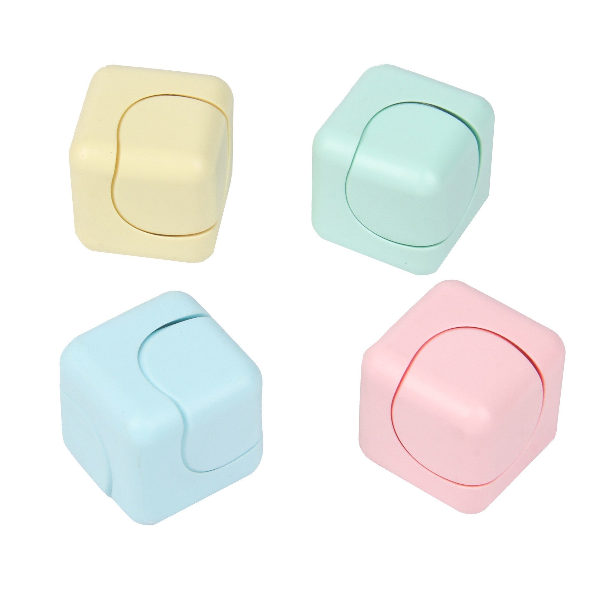 1/4/8PCS Square Rotating Cube Fingertip Pocket Pressure Reducing Gyro Toy Stress Relief Sensory Toys Kids Birthday Party Favors