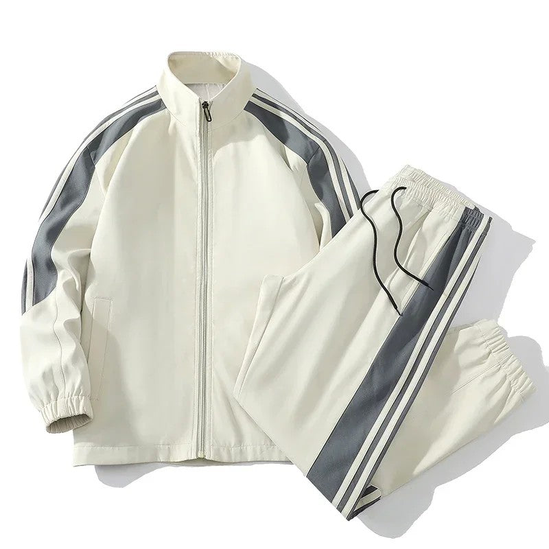 Men's Tracksuits 2 Piece Long Sleeve Athletic Full Zip Sweatsuits Jogging Suit Set Casual Outdoor Streetwear Sport Tracksuit Set