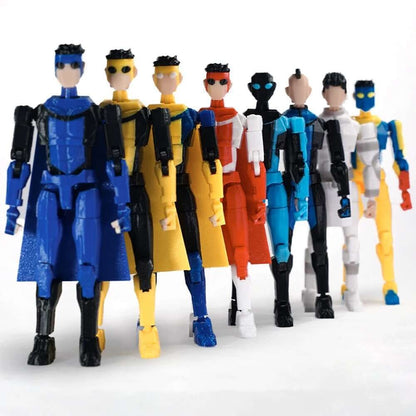 Super-Heróis Impressos em 3D Invencível 2.0 Anime Brinquedos Multiarticulados que Mudam de Forma Bonecos de Ação Modelo de Manequim Enfeites Presentes