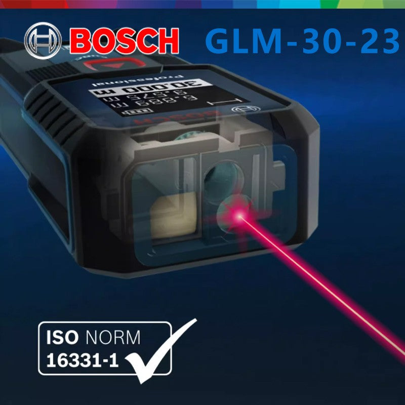 Medidor de Distância a Laser BOSCH GLM 30-23 Original Botão Duplo Alta Precisão Leve Tela Moderna Medição Sem Bateria