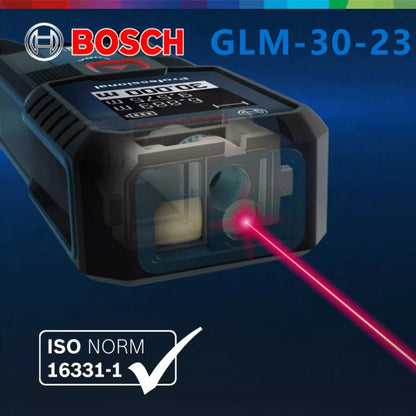 Medidor de Distância a Laser BOSCH GLM 30-23 Original Botão Duplo Alta Precisão Leve Tela Moderna Medição Sem Bateria