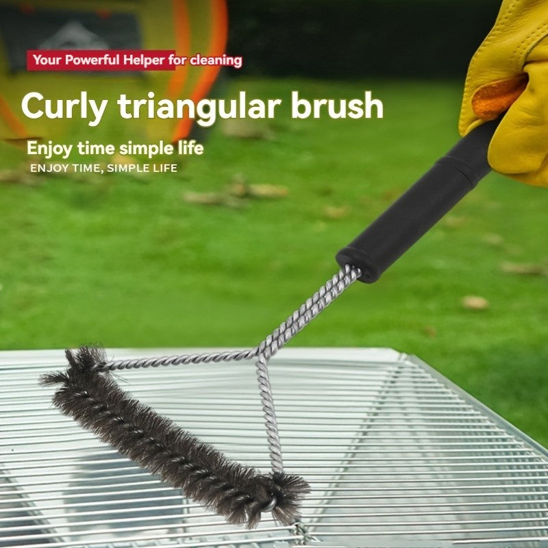 Barbecue Grill BBQ Brush Clean Tool Grill Accessories Stainless Steel Bristles Non-stick Cleaning Brushes Barbecue Accessories