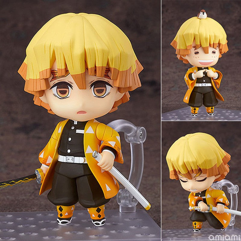 6 tipos de bonecos de ação Demon Slayer Kamado Nezuko Tanjirou Agatsuma Zenitsu Hashibira Inosuke Tomioka Giyuu Kochou Rengoku