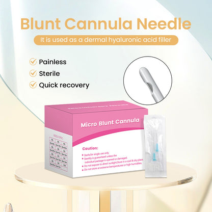 Sterile 22G 50mm 25G 50mm Micro Blunt Cannula Disposable  Blunt Tip Needle Stainless Steel Micro Cannula