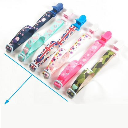 Sutoyuen 40pcs Hot D Shape Kam Plastic Pacifier Clips Plastic Baby Soother Dummy Suspender Chain Holder Clips for 20mm Ribbon