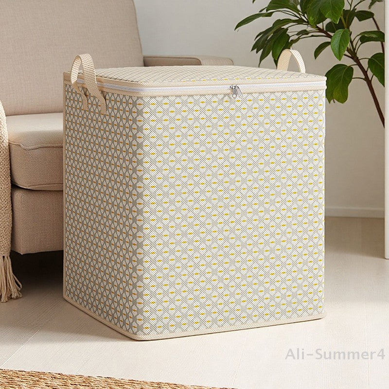 Extra Large Storage Bag - Multifunctional Bedding, Clothing, And Underwear Storage Bag With Zipper, Under Bed Storage Bag