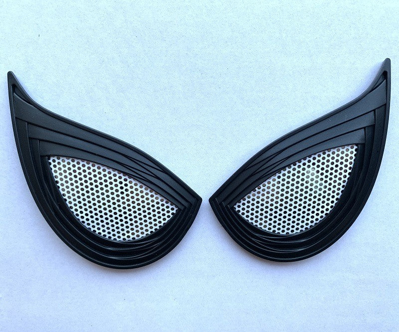 Movie Cosplay Lens Accessories For Super Bodysuit Full Mask Eyeglass Stereoscopic Color Light Halloween Carnival Party Prop Gift
