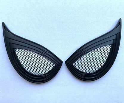 Movie Cosplay Lens Accessories For Super Bodysuit Full Mask Eyeglass Stereoscopic Color Light Halloween Carnival Party Prop Gift