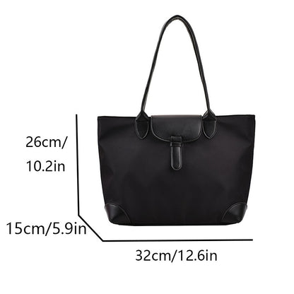 JIOMAY 2025 New Women's Brown Large Capacity Shoulder Bag Casual Simple Handbag Sport Portable Tote Bag for Daily Use