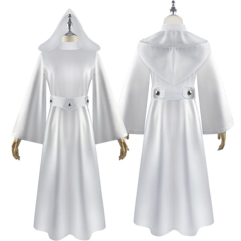 ostume de cosplay de batterie de jeu d'anime pour les femmes, costume de cosplay de document solide simple, manches longues, fen